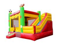Château gonflable de sport, toboggan gonflable, maison de rebondissement, combo gonflable