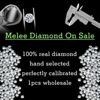 Precio al por Mayor Diamante de Laboratorio Creado Melee DEF VVS-VS VS-SI por Quilate 0.7~4.2mm Excelente HPHT Suelto