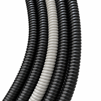 Conduit flexible corrugué galvanisé ignifuge imperméable recouvert de PVC de 75 mm (3 pouces) pour usine chimique