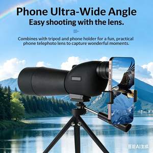 Telescopio Monocular Profesional para Observación de Aves 25-75X60ED, Alta Potencia, HD, Potencia Variable, Bak4 50mm, Visión de Objetivos al Aire Libre, <span class=keywords><strong>Luna</strong></span> - Product Image 2