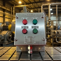 Boîtier électrique en acier inoxydable SS316L, boîte de distribution étanche IP66, AC110V 5A, équipement industriel, automatisation CE