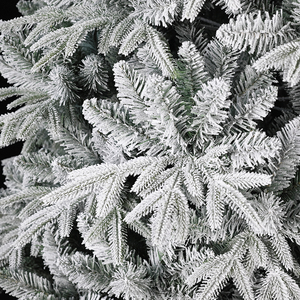 <span class=keywords><strong>Sapin</strong></span> <span class=keywords><strong>de</strong></span> Noël artificiel floqué en PE et PVC, faible teneur en neige, vente directe usine - Product Image 3