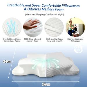 Kustom berbentuk kupu-kupu serviks ortopedi busa memori pintar tempat tidur leher tempat tidur busa memori bantal - Product Image 3