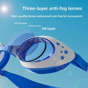<span class=keywords><strong>Gafas</strong></span> de Natación para Niños JW-1262, Alta Definición, Antivaho, Marco Pequeño, Diseños de Dibujos Animados, Lentes de Policarbonato Impermeables para Niños - Product Image 3