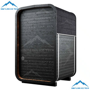 Sauna infrarouge pour centres de réadaptation, gain de place, cube pour 2 personnes avec verre trempé - Product Image 5