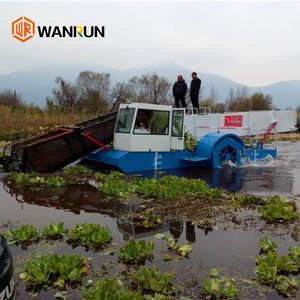 Cosechadora <span class=keywords><strong>de</strong></span> Malezas Acuáticas Subacuática Profesional <span class=keywords><strong>de</strong></span> Acero para Limpieza <span class=keywords><strong>de</strong></span> Basura en Lagos, Ríos y Estanques, Barco Recolector <span class=keywords><strong>de</strong></span> Jacinto <span class=keywords><strong>de</strong></span> Agua - Product Image 3