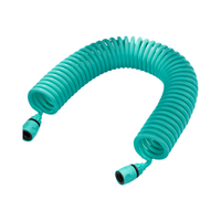 Tuyau d'arrosage spiralé en EVA PVC de 33, 50 ou 65 pieds avec pistolet pulvérisateur, norme CNS, pour l'irrigation printanière à domicile