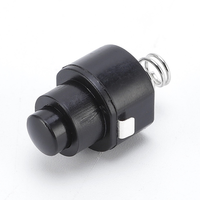 Interruptor de botón pulsador con enclavamiento de 2 pines 10x11, 24V 0.5A, encendido/apagado, con 20000 ciclos de vida útil mecánica, modelo JT-101 para varias linternas
