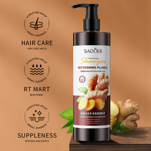 Champú de Jengibre SADOER, Elimina <span class=keywords><strong>la</strong></span> Caspa, Previene <span class=keywords><strong>la</strong></span> <span class=keywords><strong>Caída</strong></span> <span class=keywords><strong>del</strong></span> <span class=keywords><strong>Cabello</strong></span>, Control de Grasa Herbal, el Mejor Champú <span class=keywords><strong>para</strong></span> <span class=keywords><strong>Cabello</strong></span> Graso - Product Image 3
