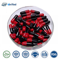 Offre Spéciale – Capsules Vides en Gélatine Dure en Gros, Séparées, pour Aliments, Échantillon Gratuit, Couleurs Rouge et Noir, Taille 00 #   0 #   1 #   2 #   3 #   4 #