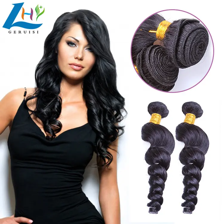 Hot Bán Miễn Phí Mẫu Trinh Nữ Tóc Con Người Weave Gói Nhà Cung Cấp, Brazil Loose Sóng Tóc Con Người Weave Extension Đối Với Phụ Nữ