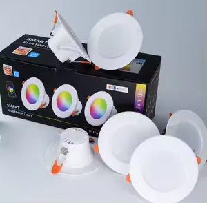 Touya Plafonnier LED encastré intelligent DC en aluminium de 6 pouces RGB 2700K 6500K avec télécommande et ampoules premium - Product Image 3