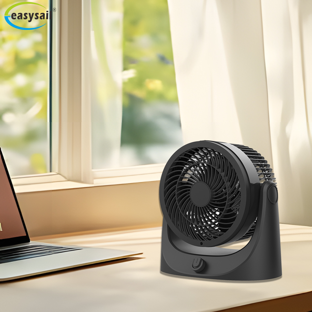 Smart Turbo Table Fan 7 Inch 6m/s Speed Portable Air Circulation Fan Mechanical Control Air Circulating Fan