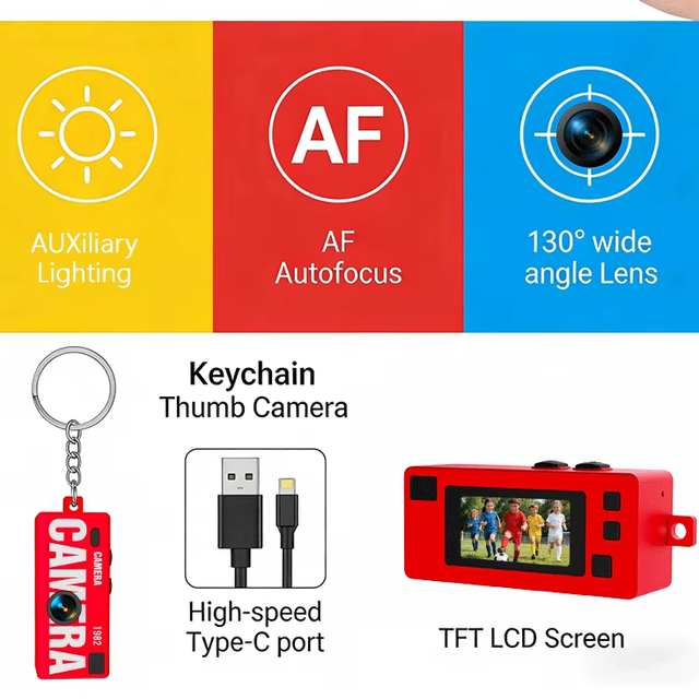 New Style Children's Camera High-definition Digital Camera  Parent Children Bonding Anti-drop Protection