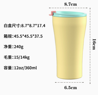 Tasse à café thermos K12 K15 mignonne motif fleur anglaise avec paille, en acier inoxydable 304, sans BPA, isolation thermique 6 heures