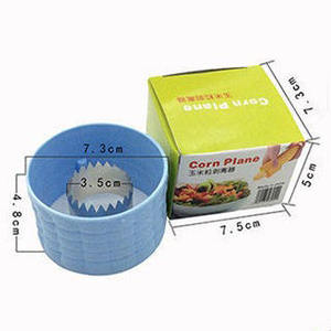 เครื่องมือปอกเปลือกข้าวโพดแบบใช้มือสำหรับขายส่ง, อุปกรณ์อเนกประสงค์สำหรับผักพร้อมใบมีดสแตนเลส, พลาสติก PC ช่วยแยกเมล็ดข้าวโพด - Product Image 2