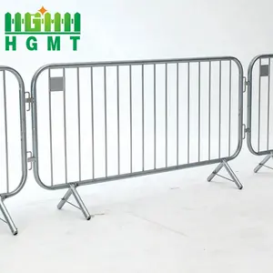 2m giá rẻ đơn giản có thể tháo rời an toàn đường bộ buổi hòa nhạc tai nạn chướng ngại vật kim loại Kiểm soát đám đông rào cản để bán