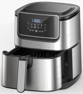 Friggitrice ad Aria Elettrica Quadrata in Acciaio Inox da 8L con Display Digitale, Grande Capacità <span class=keywords><strong>XL</strong></span> per Uso Domestico - Product Image 5