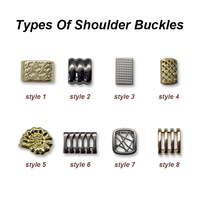 Aleación de zinc Bikini Correa Clip Hebilla 10mm Moda Traje de baño Accesorios con sujetador Gancho Ojo Servicio OEM disponible
