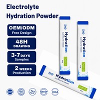 Poudre d'hydratation électrolytique pour adultes OEM |   Fabricant certifié GMP |   Complément alimentaire en stick sans sucre pour régime cétogène, marque privée