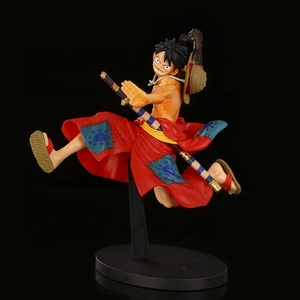 <span class=keywords><strong>Figurine</strong></span> d'anime <span class=keywords><strong>One</strong></span> <span class=keywords><strong>Piece</strong></span> de 21 cm en PVC OEM, boîte aveugle, <span class=keywords><strong>Wano</strong></span> Anime Warrior Nidai Kitetsu Manga Zoro, <span class=keywords><strong>figurine</strong></span> d'anime Monkey D Luffy - Product Image 4