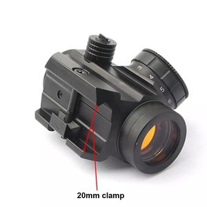 레드닷 사이트 1x25mm 알루미늄 합금 방수 및 충격 방지 및 안개 방지 레드닷 스코프 (1 인치 라이저 마운트 포함) - Product Image 4