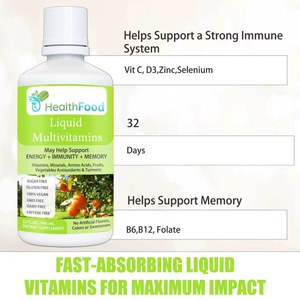 Multivitaminas Líquidas de Alta Calidad con Aminoácidos que Ayudan a Apoyar la Energía Natural y la Memoria, Sin Azúcar, Vitamina B6 Líquida Diaria - Product Image 5
