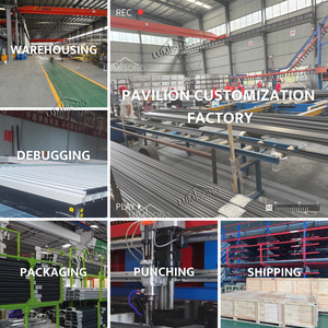 Pérgola Arquitectónica Plegable con Rejillas, Gazebo, Toldo, Parasol 3x4m, Cubierta para Terraza Exterior Ecológica, Moderna con Recubrimiento en Polvo - Product Image 6