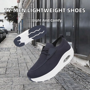 Zapatos Casuales de Hombre, Transpirables, de Punto, Sin Cordones, con Parte Superior de Tela, Suela MOOD, Ligeros y Cómodos - Product Image 2