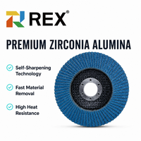 Disque à lamelles en zircone résistant à l'usure de 4,5 pouces (115 mm) T27 T29 pour meuleuse d'angle, acier inoxydable, OEM