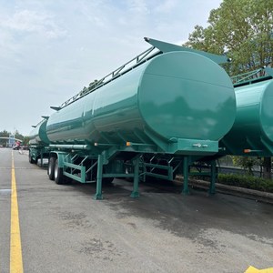 Semirremolque Cisterna de Agua Potable de Acero Inoxidable de Grado Alimenticio, 2 Ejes, 40M3, Cisterna de Combustible en Venta - Product Image 2
