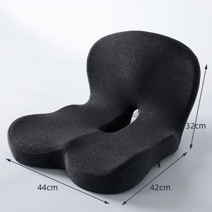 2-in-1 Memory Foam Seat Cushion with <b>Lumbar</b> <b>Support</b> Ergonomic <b>Chair</b> Cushion Back Pain Relief Coccyx Butt Cushion <b>for</b> <b>Office</b> Chai - Product Image 3