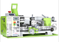 Tour à métaux manuel NU210E 400 mm avec guides trempés pour le travail des métaux, loisirs et bricolage
