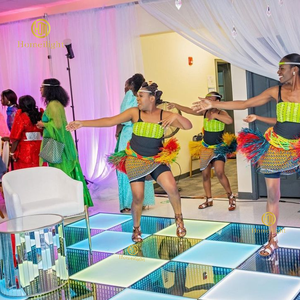 Led 3d Miroir Infini Piste de Danse Disco / Dj / Night Club Plafond et Panneau Mural Lumineux Dancefloor pour Night Club - Product Image 5