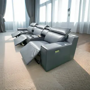 Ev oturma odası kanepe fonksiyonel sandalye iç tasarım uzanmış oturma tiyatro recliner kanepe