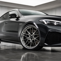 Jantes forgées noires à 10 rayons, 3 pièces, 19x9.5 5x120 ET35 6061 T6, jantes profondes personnalisées pour Audi
