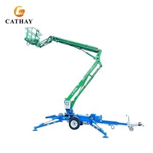 Hydraulic Articulated Telescopic Towable Spider <strong>Boom</strong> <strong>Lift</strong> with Bucket - Product Image 1