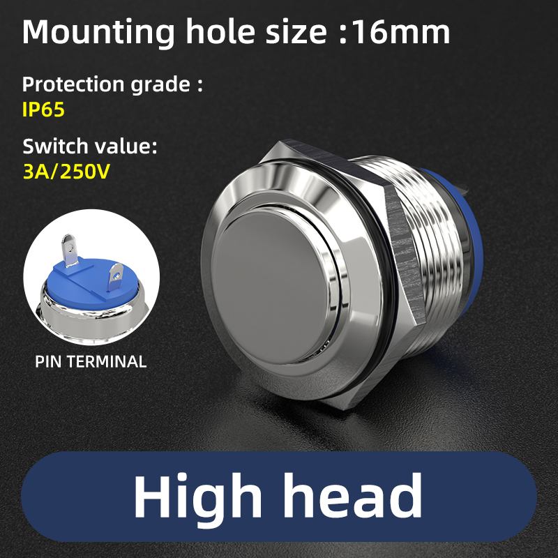 16MM 3A/250V High head Pins terminal