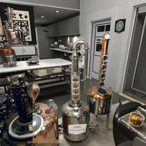 Vente directe d'usine, équipement <span class=keywords><strong>de</strong></span> distillation d'<span class=keywords><strong>alcool</strong></span> éthylique durable en acier inoxydable pour usage domestique et industriel, 100L - Product Image 1