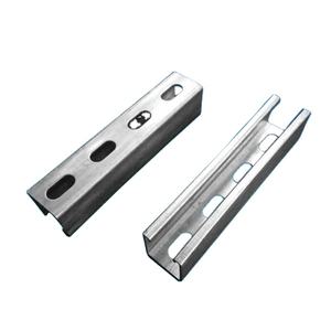 BESCA溶融亜鉛めっき鋼材料電気CUユニストラットチャンネル価格表4x41および41x22アルミニウムストラットCチャンネル - Product Image 2