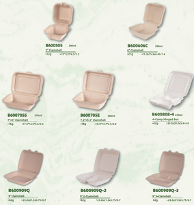 ภาชนะบรรจุอาหารแบบฝาพับ ใช้แล้วทิ้ง เป็นมิตรกับสิ่งแวดล้อม ย่อยสลายได้ แข็งแรง ทนทาน ผลิตจากชานอ้อย 100% ย่อยสลายได้ ขนาด 9x6 นิ้ว - Product Image 4