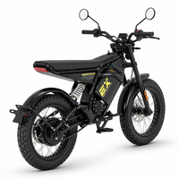 Moto tout-terrain électrique Zonsen EX1-Plus 800W, moteur central, 48V 28Ah, 100N.m, autonomie 80km, emballage CBU sécurisé, export
