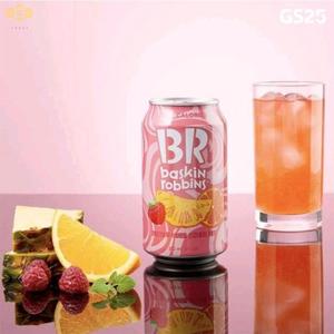 Hot Bán Hàn Quốc Đồ Uống <span class=keywords><strong>Baskin</strong></span>-Robbin Đào Sữa Chua Milky Soda Đồ Uống Khác Nhau Trái Cây Hương Vị Mềm Đồ Uống 350Ml - Product Image 3