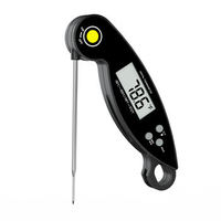 Sonde de gril numérique pliable étanche, accessoire magnétique en plastique alimentaire pour la mesure de la température de cuisson dans la cuisine