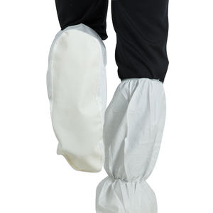 Çizme ayakkabı kapağı tek kullanımlık botlar kapak su geçirmez uzun çizme ayakkabı koruyucu lastikleri ile - Product Image 4