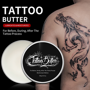 Balsamo Biologico per la Cura del Tatuaggio, Etichetta Privata, Crema Riparatrice Organica per Tatuaggi, Burro per la Cura Post-Tatuaggio - Product Image 3