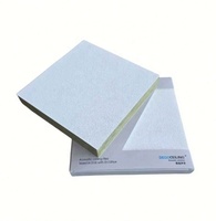 Dalles de plafond décoratives en vinyle et plâtre 600x600mm, panneaux acoustiques perforés, système d'absorption sonore à joint sans soudure