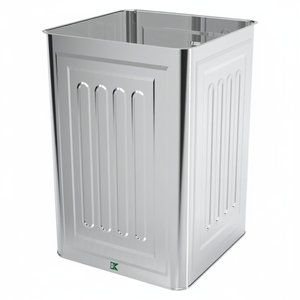 กระป๋องสี่เหลี่ยมสามารถ18L ภาชนะโลหะชีส232x232x350มม. 18 LT - Product Image 2