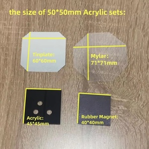 50*50/63.5*63.5 Tùy Chỉnh Ảnh Tủ Lạnh Nam Châm Nút Nhà Sản Xuất Nút Máy Của Nhãn Hiệu Hình Chữ Nhật Tất Cả Các Kim Loại Tinplate Huy Hiệu Máy Làm - Product Image 4