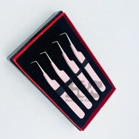 Boîte à pinces à cils personnalisée en quatre parties, style moderne et luxueux, en carton, logo personnalisé disponible, taille personnalisée